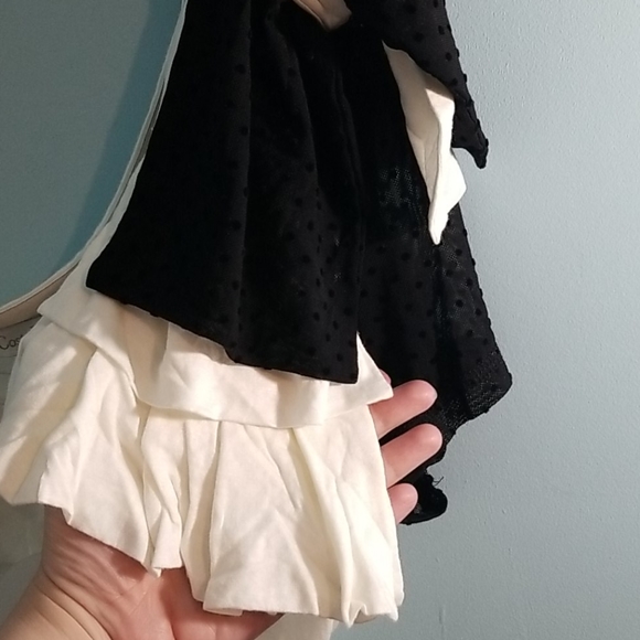 Costa Blanca one shoulder dot mesh sleeve XL - Picture 10 of 10